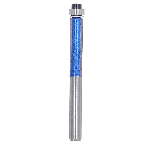 ViaGasaFamido Premium Cemented Carbid Flush Trim Router Bit, Vielseitige Verwendung Ideal für Sperrholz, Eiche, MDF, Effizientes Schneiden für Holzbearbeitungsprojekte, Präzises Design 1/4 X 3/8 X von ViaGasaFamido