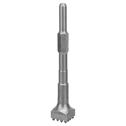 ViaGasaFamido Rotationshammermeißel Bit Hohe Härte, Verschleißfestigkeit, Aluminiumlegierung für Betonschleife und Leveling, Steinrasur (Quadratkopf 16 Zähne) von ViaGasaFamido