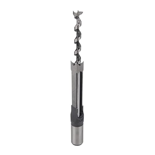 ViaGasaFamido Square Loch Auger Drill Bits, 13 Stück Stahlholzbearbeitungswerkzeuge Universeller Runder Schaft. Langes Chipentfernungsdesign, Hohe Härte, Abschnitt mit (1/2 (12,7 mm)) von ViaGasaFamido
