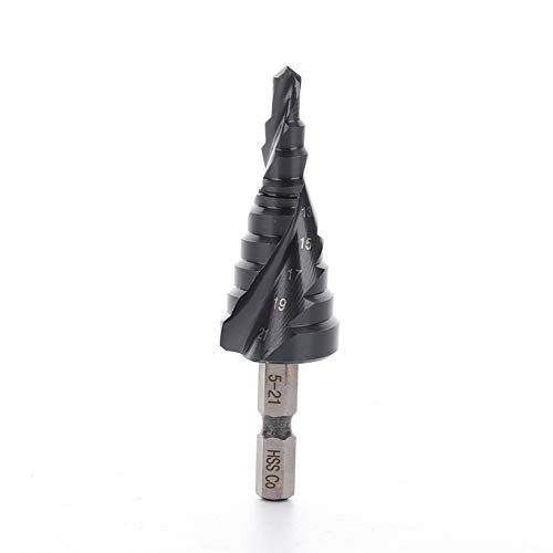 ViaGasaFamido Stiefmaschinenbohrer, 1/4 Zoll Sechskant Shank für Metall-Aluminium-Schäfer 4-22 Mm M35 HSS von ViaGasaFamido