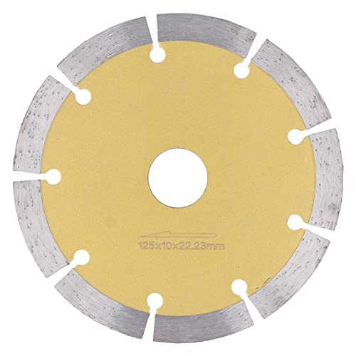 ViaGasaFamido Ultra -dünne Wellblechkreissägenklinge für Fliesengranit -Marmorkeramik, Schärferes Schneiden, 65 Manganlegierstahlplatte, Expansionsschalldlerschlitz, Schnelle und Scharfe (125 mm) von ViaGasaFamido