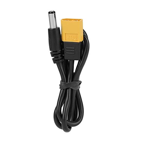 ViaGasaFamido XT60-Rundstecker auf DC-Stecker, 5,5 x 2,5 mm, DC5525-Stecker, Stromkabel Praktisches XT60-Adapterkabel für den intelligenten elektrischen Lötkolben TS100 ViaGasaFamido XT60-Rundstecker auf DC-Stecker, 5,5 x 2,5 mm, DC5525-Stecker, Stromkabel Praktisches XT60-Adapterkabel für den intelligenten elektrischen Lötkolben TS100 von ViaGasaFamido