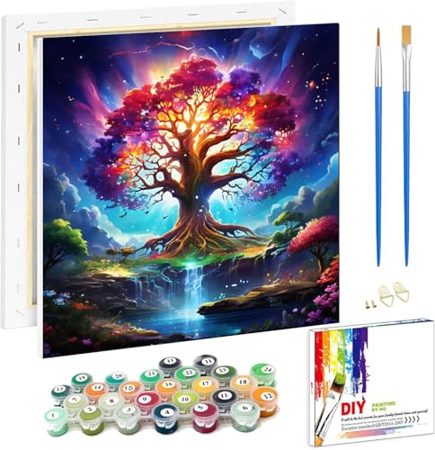 Viart Baum des Lebens Malen Nach Zahlen mit Rahmen-Baum des Lebens Malen Nach Zahlen Erwachsene mit Rahmen,Malen Nach Zahlen für Erwachsene Landschaft Als Home Wand Dekor 20x20cm Viart Baum des Lebens Malen Nach Zahlen mit Rahmen-Baum des Lebens Malen Nach Zahlen Erwachsene mit Rahmen,Malen Nach Zahlen für Erwachsene Landschaft Als Home Wand Dekor 20x20cm von Viart