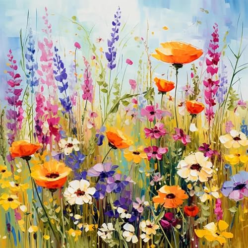Viart Malen Nach Zahlen Blume-Malen nach Zahlen Erwachsene Blumen,Blume Paint by Numbers Adult für Home Wand Dekor 40x40cm Viart Malen Nach Zahlen Blume-Malen nach Zahlen Erwachsene Blumen,Blume Paint by Numbers Adult für Home Wand Dekor 40x40cm von Viart