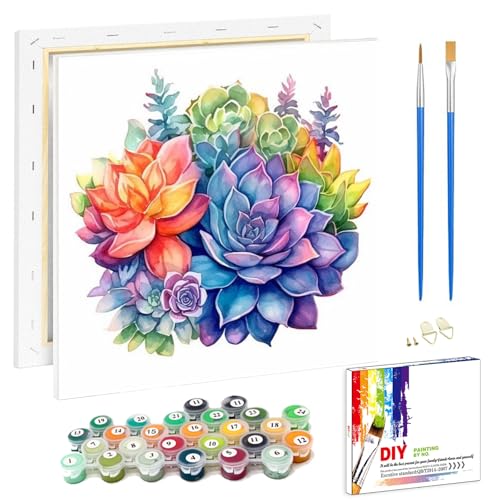Viart Malen Nach Zahlen Erwachsene mit Rahmen Sukkulente-Malen Nach Zahlen mit Rahmen Sukkulente,Sukkulente Malen Nach Zahlen mit Rahmen für Home Wand Dekor 20x20cm Viart Malen Nach Zahlen Erwachsene mit Rahmen Sukkulente-Malen Nach Zahlen mit Rahmen Sukkulente,Sukkulente Malen Nach Zahlen mit Rahmen für Home Wand Dekor 20x20cm von Viart