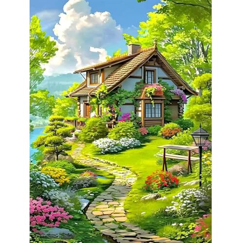 Viart Malen Nach Zahlen Landschaft-Malen nach Zahlen Erwachsene,Landschaft Paint by Numbers Adult für Home Wand Dekor 30x40cm Viart Malen Nach Zahlen Landschaft-Malen nach Zahlen Erwachsene,Landschaft Paint by Numbers Adult für Home Wand Dekor 30x40cm von Viart