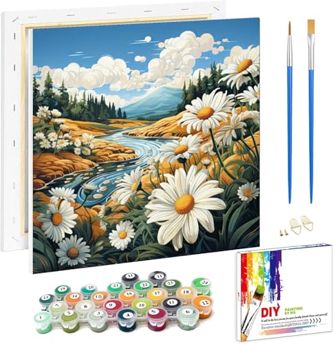 Viart Malen Nach Zahlen mit Rahmen Blumen-Malen Nach Zahlen Erwachsene mit Rahmen Blumen,Landschaft Malen Nach Zahlen für Erwachsene Als Home Wand Dekor 20x20cm Viart Malen Nach Zahlen mit Rahmen Blumen-Malen Nach Zahlen Erwachsene mit Rahmen Blumen,Landschaft Malen Nach Zahlen für Erwachsene Als Home Wand Dekor 20x20cm von Viart