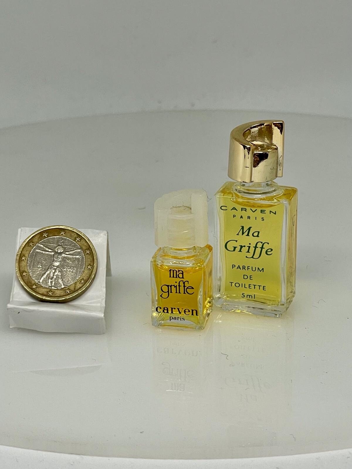 2Er Set Ma Griffe Von Carven 1946 Vintage Pure Parfum & De Toilette Miniatures von VibaVintage