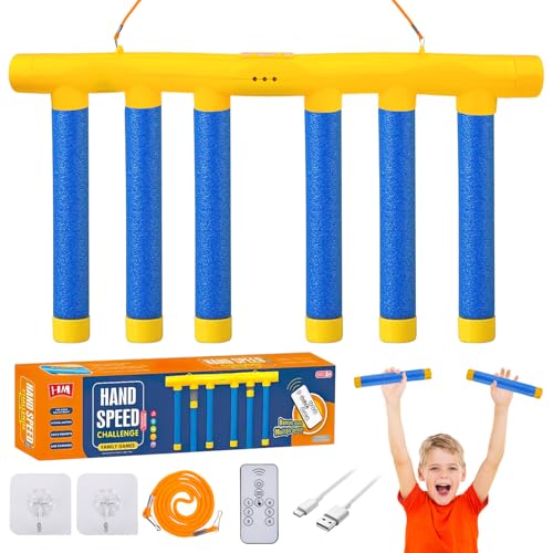 Vibbang Catching Sticks Game, Reaktionstraining, Falling Sticks Game, Drop Stick Reaction Game, Fernbedienung Fallenden Game Stick Reaktionsspiele, Ideal für Kindergeburtstage und Weihnachtsfeiern Vibbang Catching Sticks Game, Reaktionstraining, Falling Sticks Game, Drop Stick Reaction Game, Fernbedienung Fallenden Game Stick Reaktionsspiele, Ideal für Kindergeburtstage und Weihnachtsfeiern von Vibbang
