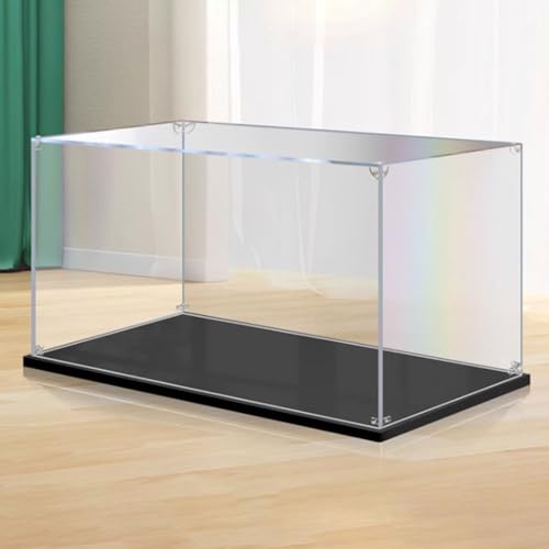 Schaukasten Transparentes Staubdichtes Verkaufsmöbel, Stapelbarer Acryl-Vitrine-Actionfiguren-Puppenständer, Würfel-Organizer für Die Präsentation zu Hause ( Size : 60x50x35cm/24x20x14 ) von Vibeo