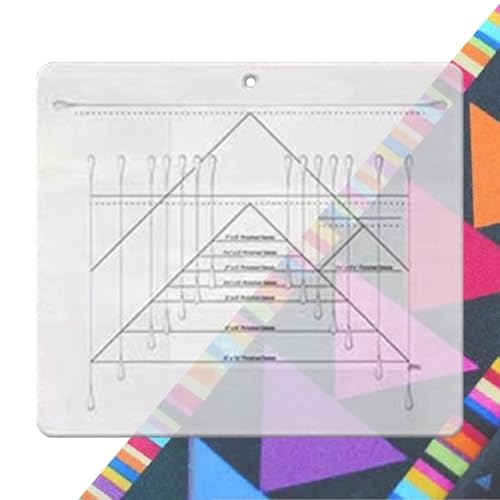 Acryl-Lineal, Patchwork-Lineal, Acryl, transparente Skala, abriebfeste Nadeln, professionelles Nähwerkzeug für Patchwork-Steppung Acryl-Lineal, Patchwork-Lineal, Acryl, transparente Skala, abriebfeste Nadeln, professionelles Nähwerkzeug für Patchwork-Steppung von Vibhgtf
