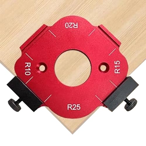 Eckschablone für Fräsmaschine, Radiusfrässchablone, halbe Ecke für Filetpositionierungsformen, Radiusvorlage, sicheres Fräsen in halber Ecke Eckschablone für Fräsmaschine, Radiusfrässchablone, halbe Ecke für Filetpositionierungsformen, Radiusvorlage, sicheres Fräsen in halber Ecke von Vibhgtf