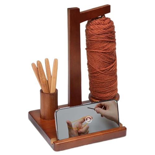 Garnhalter aus Holz zum Häkeln, Garnhalter aus Holz, tragbar, magnetisch, für Strickliebhaber, Frauen und Mütter Garnhalter aus Holz zum Häkeln, Garnhalter aus Holz, tragbar, magnetisch, für Strickliebhaber, Frauen und Mütter von Vibhgtf