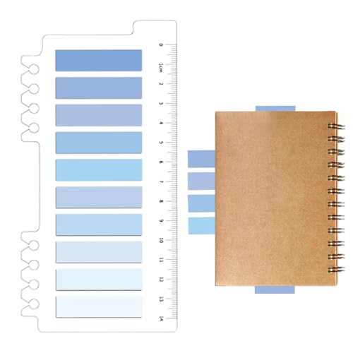 Haftbare Seitenmarkierungen, beschreibbare Seitenreiter, selbstklebend für Seitenmarkierung, glattes Schreiben, Textstreifen, Studenten, Lehrer, Lesemarker für Tagebuch, Notizbuch, Bücher von Vibhgtf