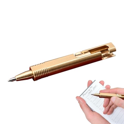 Journalstifte, Schreiben von Tools in Messing, elegante KugelschreiberMini -Metallstift | Kugelschreiber für Frauen Männer | für, zu Hause, Business Signature Letter Paper Gift für den Außengebrauch. von Vibhgtf