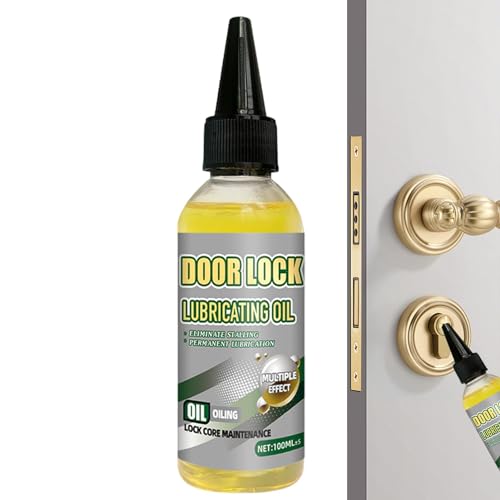 Kettenschmiermittel für Türen, Schmiermittel für Radlager, Schmiermittel für Fensterschlösser, 100 ml, Rostschutzmittel für Fensterschloss, CER-Kernlösung von Vibhgtf