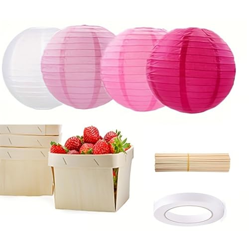 Papierlaternen mit Heißluftballons, Dekoration für Heißluftballons, Papierlaternen, Süßigkeitenschachteln aus Holz mit Stäben, kreative Babyparty-Bonbon-Box für Weihnachten Papierlaternen mit Heißluftballons, Dekoration für Heißluftballons, Papierlaternen, Süßigkeitenschachteln aus Holz mit Stäben, kreative Babyparty-Bonbon-Box für Weihnachten von Vibhgtf