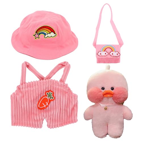 Plüschente mit Kleidung – Kleidung für Cartoon-Puppen | Plüsch-Puppen-Spielzeug mit Outfits und Zubehör, Kleidung zum Verkleiden Plüschente mit Kleidung – Kleidung für Cartoon-Puppen | Plüsch-Puppen-Spielzeug mit Outfits und Zubehör, Kleidung zum Verkleiden von Vibhgtf