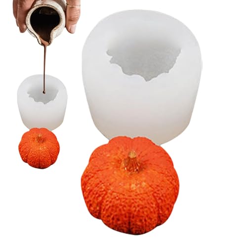 Silikonformen für Blätter, Halloween-Harzformen | Silikonformen aus Kürbis-Ahornblättern zum Basteln, Dekorationszubehör für Bastelarbeiten, Kerzenherstellungs-Set von Vibhgtf