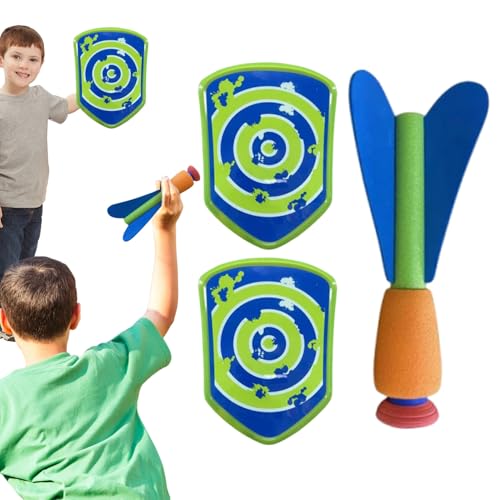 Start des Target-Spiel – Dart beim Start des Spiels | Raketenform Sticky Dart Board Foam Dart Catcher – Soft Eva, interaktives Spielzeug für Eltern und Kinder, Handkoordination – für und Start des Target-Spiel – Dart beim Start des Spiels | Raketenform Sticky Dart Board Foam Dart Catcher – Soft Eva, interaktives Spielzeug für Eltern und Kinder, Handkoordination – für und von Vibhgtf