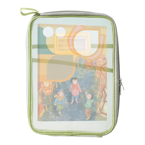 Transparente Dokumententasche, wasserdichte Dokumententasche, Schreibwaren-Tasche, wasserdichter Aktenordner, transparente Dokumentenmappe, Aktenmappe von Vibhgtf