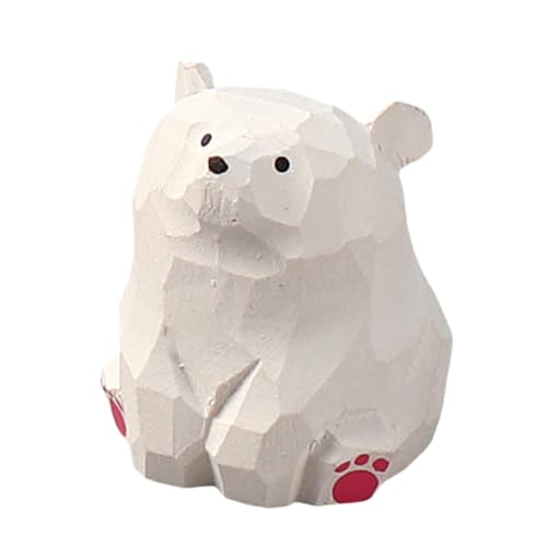 Vibhgtf Perfct Accnt Holzfigur, handgeschnitzt, Mini-Bär-Dekoration, bezaubernder Schreibtisch mit Bärenmotiv | Lovely Desktop, Miniatur-Spielzeug, dekorativer Akzent, Computer Vibhgtf Perfct Accnt Holzfigur, handgeschnitzt, Mini-Bär-Dekoration, bezaubernder Schreibtisch mit Bärenmotiv | Lovely Desktop, Miniatur-Spielzeug, dekorativer Akzent, Computer von Vibhgtf