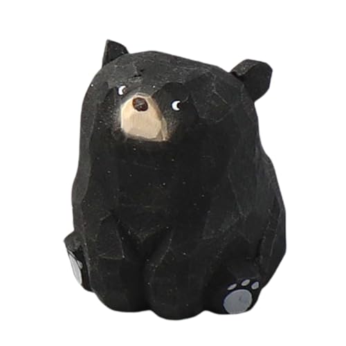 Vibhgtf Perfct Accnt Holzfigur, handgeschnitzt, Mini-Bär-Dekoration, bezaubernder Schreibtisch mit Bärenmotiv | Lovely Desktop, Miniatur-Spielzeug, dekorativer Akzent, Computer Vibhgtf Perfct Accnt Holzfigur, handgeschnitzt, Mini-Bär-Dekoration, bezaubernder Schreibtisch mit Bärenmotiv | Lovely Desktop, Miniatur-Spielzeug, dekorativer Akzent, Computer von Vibhgtf
