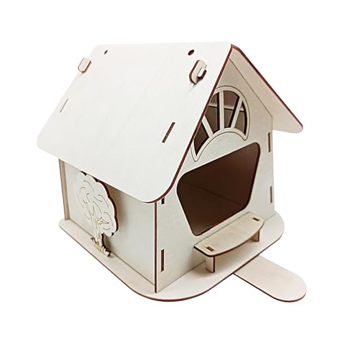 Vogelhäuser aus Holz zum Bemalen, Vogelhaus aus Holz | Unvollendete Papageienunterkünfte zum Bemalen - Kreative Malerei Kritzeleien Basteln für Kinder Erwachsene Vogelhäuser aus Holz zum Bemalen, Vogelhaus aus Holz | Unvollendete Papageienunterkünfte zum Bemalen - Kreative Malerei Kritzeleien Basteln für Kinder Erwachsene von Vibhgtf