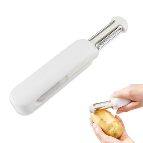 VicBou Schnellschneidmesser, 2025 New Sparschäler, Quick Slicing Knife Für Gemüse Obst, Ideal zum Schälen von Kartoffeln, Karotten und verschiedenen Gemüse- und Obstsorten VicBou Schnellschneidmesser, 2025 New Sparschäler, Quick Slicing Knife Für Gemüse Obst, Ideal zum Schälen von Kartoffeln, Karotten und verschiedenen Gemüse- und Obstsorten von VicBou