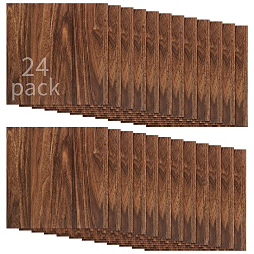 12 x 12 x 1/8 Zoll Walnussholzplatten unlackiertes Holz zum Basteln 3 mm dickes Bastelholz unlackiertes Sperrholz dünne Holzplatten zum Zeichnen Malen Gravieren Laserschneiden Brennen DIY Handwerk (24 von Vicenpal