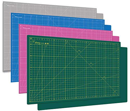 Altera Schneidematte, schneidunterlage A2 (45x60cm), selbstheilend Hobby BLAU mit Raster von Vicien