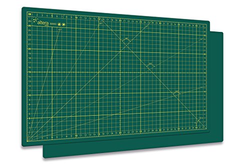 Vicien Altera Schneidematte, A3 (30x45), Selbstheilend, Hobby, Grün mit Raster von Vicien