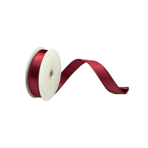 Vickerman Weihnachtsband, Satin, 2,5 cm x 9,1 m, Weinrot Vickerman Weihnachtsband, Satin, 2,5 cm x 9,1 m, Weinrot von Vickerman