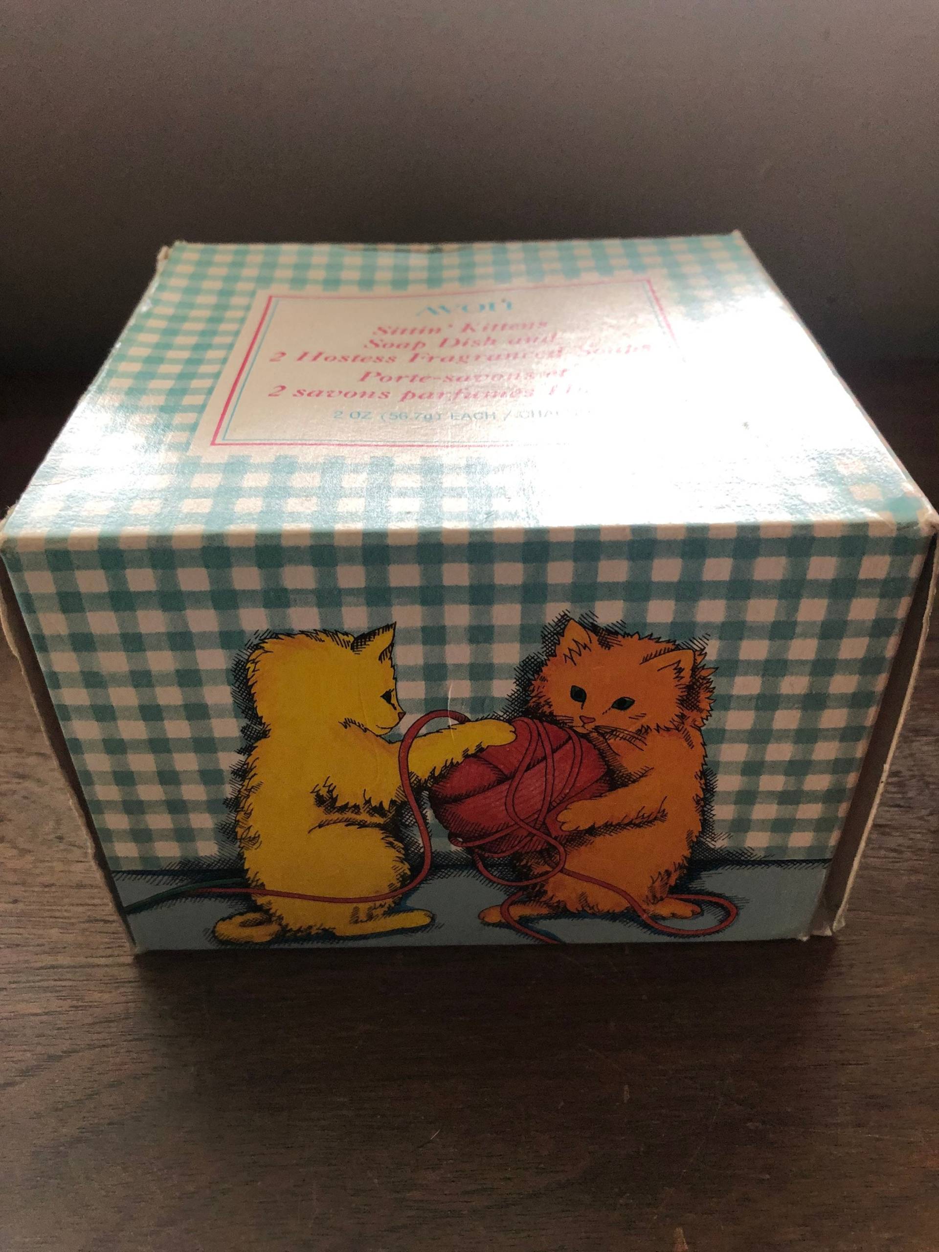 Avon 2 Kätzchen Seife Und Schale Avon 2 Kätzchen Seife Und Schale von VickysVintageVenue