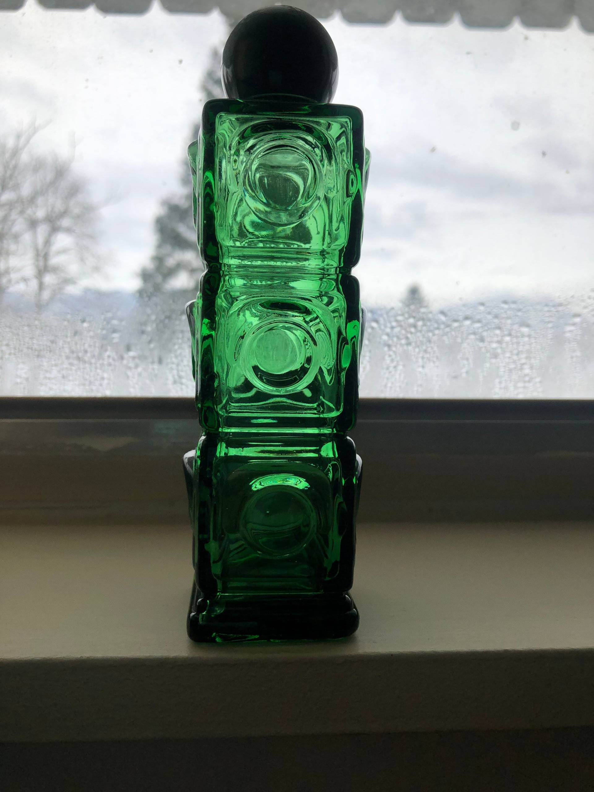 Vintage Grüne Avon Flasche von VickysVintageVenue