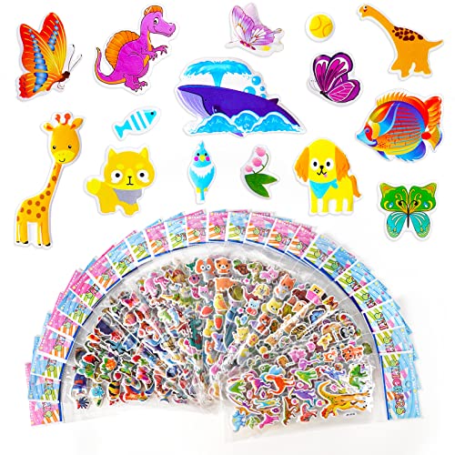 Vicloon 3D Aufkleber für Kinder, 28 Verschiedene 3D Stickers 500+ Geschwollene Aufkleber für Jungen Mädchen and Lehrer Belohnungssticker Vicloon 3D Aufkleber für Kinder, 28 Verschiedene 3D Stickers 500+ Geschwollene Aufkleber für Jungen Mädchen and Lehrer Belohnungssticker von Vicloon