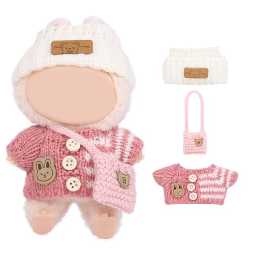 Vicloon Bekleidung für 17cm Plüsch, Puppenkleidungs Set für Puppe, Kuscheltier Kleidung Outfit, Puppenzubehör, Niedlich Outfit Accessoires für Puppen, Ideales DIY Kinder Geschenke-Roter Hasenpullover Vicloon Bekleidung für 17cm Plüsch, Puppenkleidungs Set für Puppe, Kuscheltier Kleidung Outfit, Puppenzubehör, Niedlich Outfit Accessoires für Puppen, Ideales DIY Kinder Geschenke-Roter Hasenpullover von Vicloon