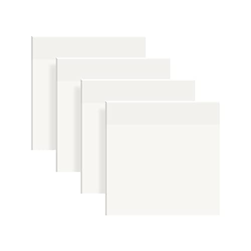 Vicloon Blätter Transparente Haftnotizen, 200 Haftnotizen Set, 75×75 mm Wasserfest Transparent Sticky Notes, Wiederbeschreibbar Haftnotizzettel, für Schule, Büro, Hause von Vicloon