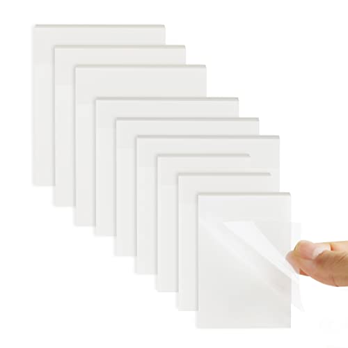 Vicloon Blätter Transparente Haftnotizen, 450 Haftnotizen Set, 3 Größen Wasserfest Transparent Sticky Notes, Wiederbeschreibbar Haftnotizzettel, für Schule, Büro, Hause Vicloon Blätter Transparente Haftnotizen, 450 Haftnotizen Set, 3 Größen Wasserfest Transparent Sticky Notes, Wiederbeschreibbar Haftnotizzettel, für Schule, Büro, Hause von Vicloon