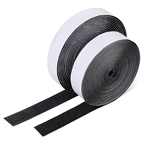 Vicloon Klettband Selbstklebend, 5M Doppelseitig Klebende Extra Stark mit Klettverschluss, Flauschband und Hakenband, Langfristige Lebensdauere Klebend, 20mm Breit - Schwarz Vicloon Klettband Selbstklebend, 5M Doppelseitig Klebende Extra Stark mit Klettverschluss, Flauschband und Hakenband, Langfristige Lebensdauere Klebend, 20mm Breit - Schwarz von Vicloon