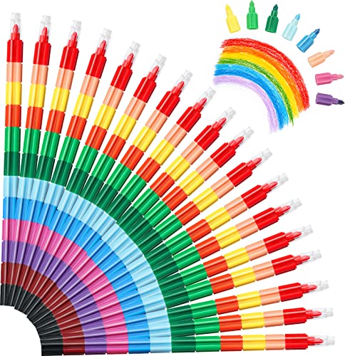 Vicloon Wachsmalstifte, 18 Stück Stapelbare Buntstifte kinder, Baustein Buntstifte 12 Farben, Kinder Malstifte Spielzeug für kinder Malerei Geschenk Büro Schulbedarf Vicloon Wachsmalstifte, 18 Stück Stapelbare Buntstifte kinder, Baustein Buntstifte 12 Farben, Kinder Malstifte Spielzeug für kinder Malerei Geschenk Büro Schulbedarf von Vicloon