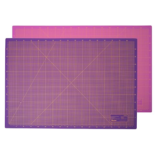 Schneidematte Violett Pink 45x60cm 3-lagig Schneidematte A2 selbstheilend - Bastelunterlage - Schneideunterlage - Schnittmatte - Schreibtischunterlage - Unterlage Schreibtisch Nähen von VictoR