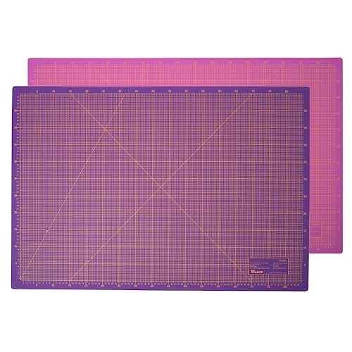 Schneidematte Grün Schwarz 90x120cm 3-lagig Schneidematte A0 selbstheilend - Bastelunterlage - Schneideunterlage - Schnittmatte - Schreibtischunterlage - Unterlage Schreibtisch Nähen von VictoR