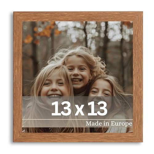 VictoR Bilderrahmen Dali 13x13 cm Braun - Fotorahmen Holz - Quadratischer Bilderrahmen Braun 13x13 - moderner Holzrahmen mit bruchsicherem Acrylglas VictoR Bilderrahmen Dali 13x13 cm Braun - Fotorahmen Holz - Quadratischer Bilderrahmen Braun 13x13 - moderner Holzrahmen mit bruchsicherem Acrylglas von VictoR