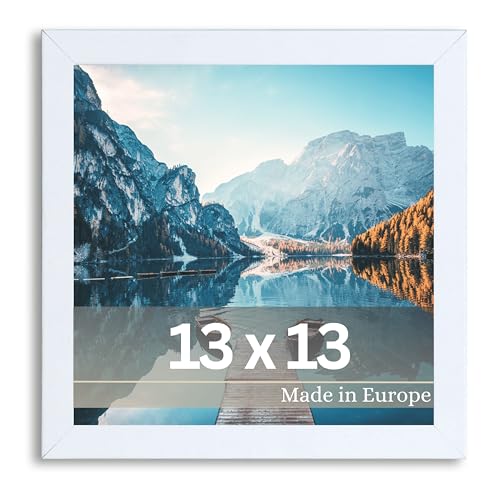 VictoR Bilderrahmen Dali 13x13 cm Weiß - Fotorahmen Holz - Quadratischer Bilderrahmen Weiß 13x13 - moderner Holzrahmen mit bruchsicherem Acrylglas VictoR Bilderrahmen Dali 13x13 cm Weiß - Fotorahmen Holz - Quadratischer Bilderrahmen Weiß 13x13 - moderner Holzrahmen mit bruchsicherem Acrylglas von VictoR