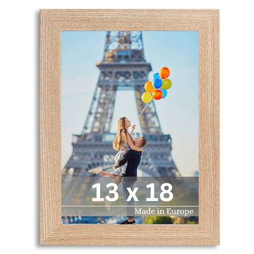 VictoR Bilderrahmen Dix 13x18 cm in Beige - moderner Holzrahmen mit bruchsicherem Acrylglas - Bilderrahmen Beige 13x18 - Fotorahmen Holz VictoR Bilderrahmen Dix 13x18 cm in Beige - moderner Holzrahmen mit bruchsicherem Acrylglas - Bilderrahmen Beige 13x18 - Fotorahmen Holz von VictoR