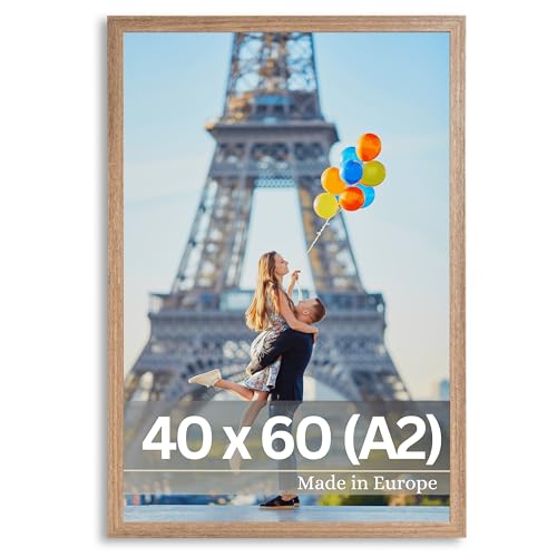 VictoR Bilderrahmen Dix 40x60 cm in Beige - moderner Holzrahmen mit bruchsicherem Acrylglas - Bilderrahmen Beige 40x60 - Fotorahmen Holz VictoR Bilderrahmen Dix 40x60 cm in Beige - moderner Holzrahmen mit bruchsicherem Acrylglas - Bilderrahmen Beige 40x60 - Fotorahmen Holz von VictoR