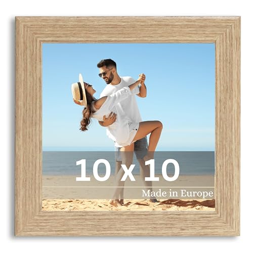 VictoR Bilderrahmen Klee 10x10 cm in Beige - moderner schlichter Fotorahmen Quadratisch Holz - Bilderrahmen 10x10 Beige VictoR Bilderrahmen Klee 10x10 cm in Beige - moderner schlichter Fotorahmen Quadratisch Holz - Bilderrahmen 10x10 Beige von VictoR