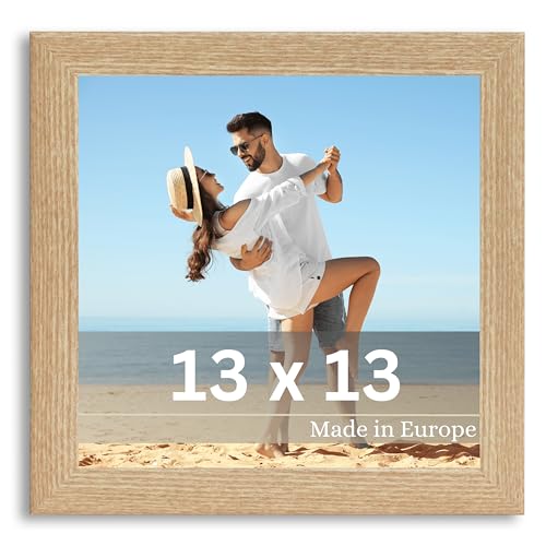 VictoR Bilderrahmen Klee 13x13 cm in Beige - moderner schlichter Fotorahmen Quadratisch Holz - Bilderrahmen 13x13 Beige VictoR Bilderrahmen Klee 13x13 cm in Beige - moderner schlichter Fotorahmen Quadratisch Holz - Bilderrahmen 13x13 Beige von VictoR
