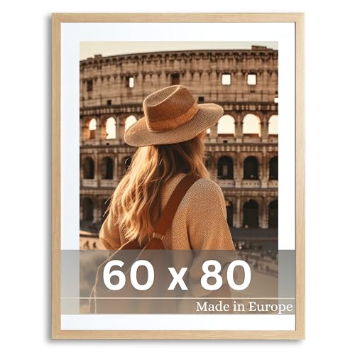 VictoR Bilderrahmen Passepartout Richter Beige in 60x80 cm mit 50x70 Passepartout - Fotorahmen Holz - Leiste: 25x20mm - Bilderrahmen 60x80 Beige VictoR Bilderrahmen Passepartout Richter Beige in 60x80 cm mit 50x70 Passepartout - Fotorahmen Holz - Leiste: 25x20mm - Bilderrahmen 60x80 Beige von VictoR
